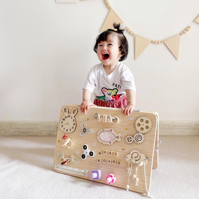 Popular Busy Board Learning Life Knowledge Diy Sensory Early Education Wooden Kidsren'S Educational Toys For 3 To 6 Years Old - Image 3
